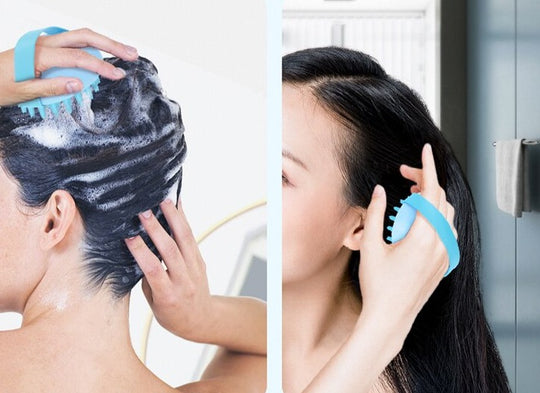 Hårbottenmassage Duschborste