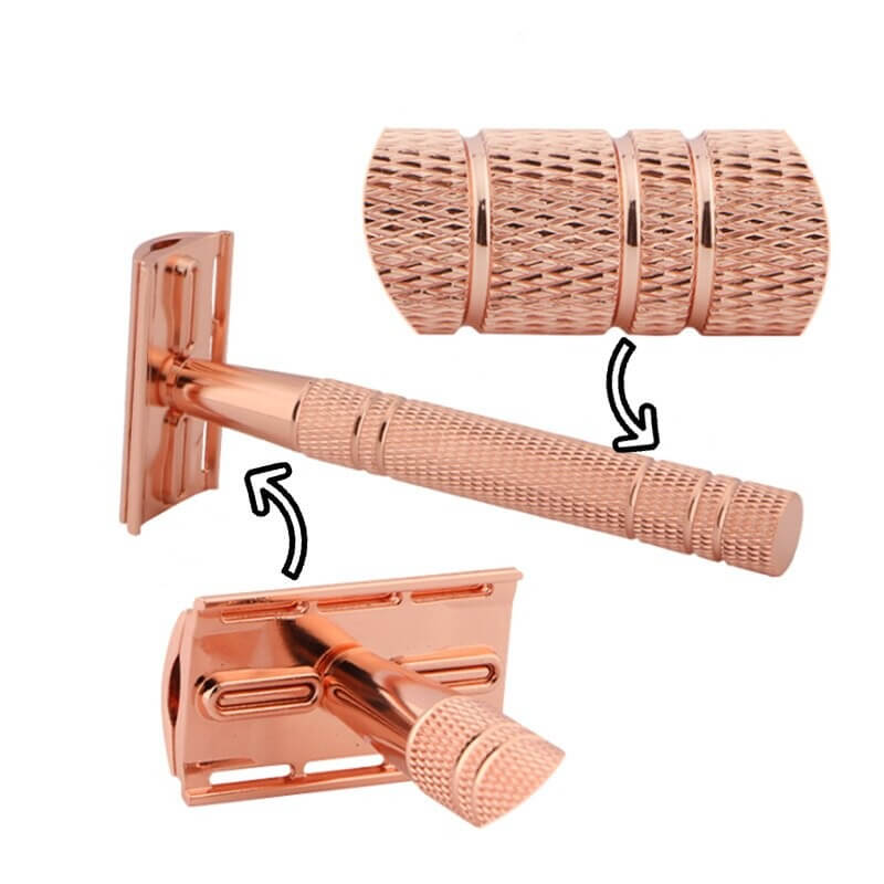 Dubbeleggad säkerhetsrazor