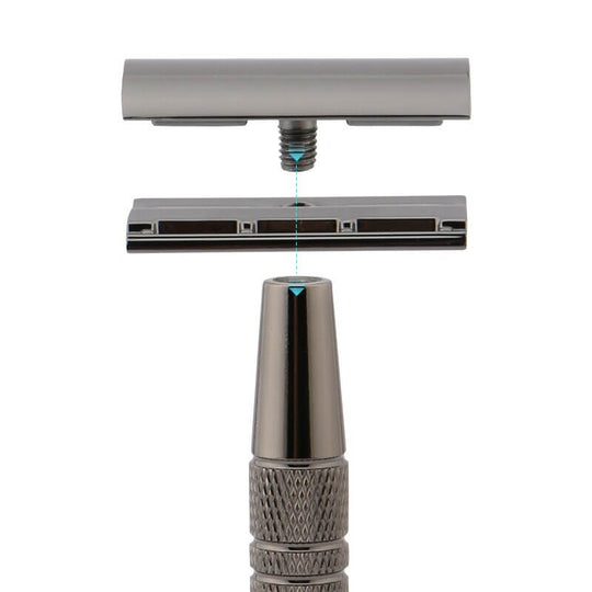 Dubbeleggad säkerhetsrazor