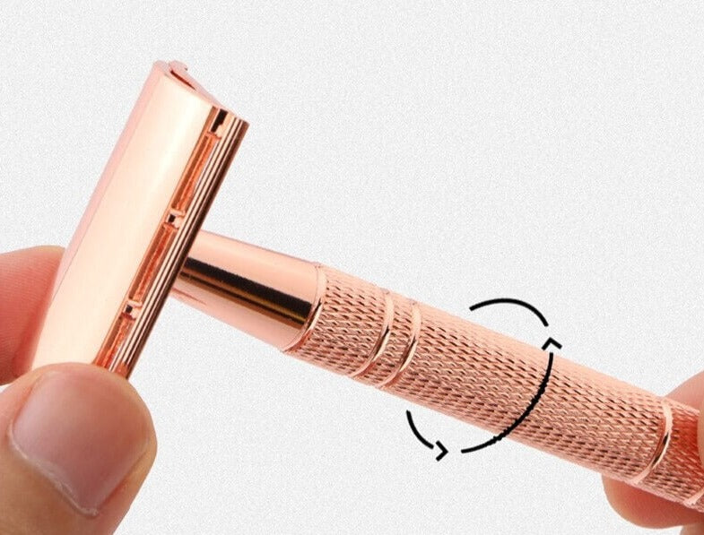 Dubbeleggad säkerhetsrazor