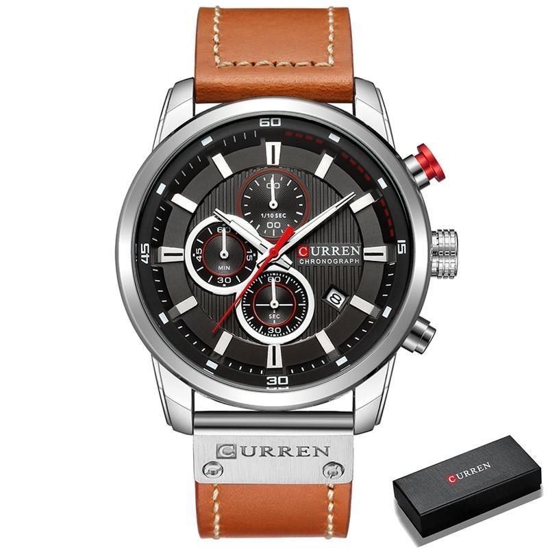 CURREN Chronograph armbandsur för män