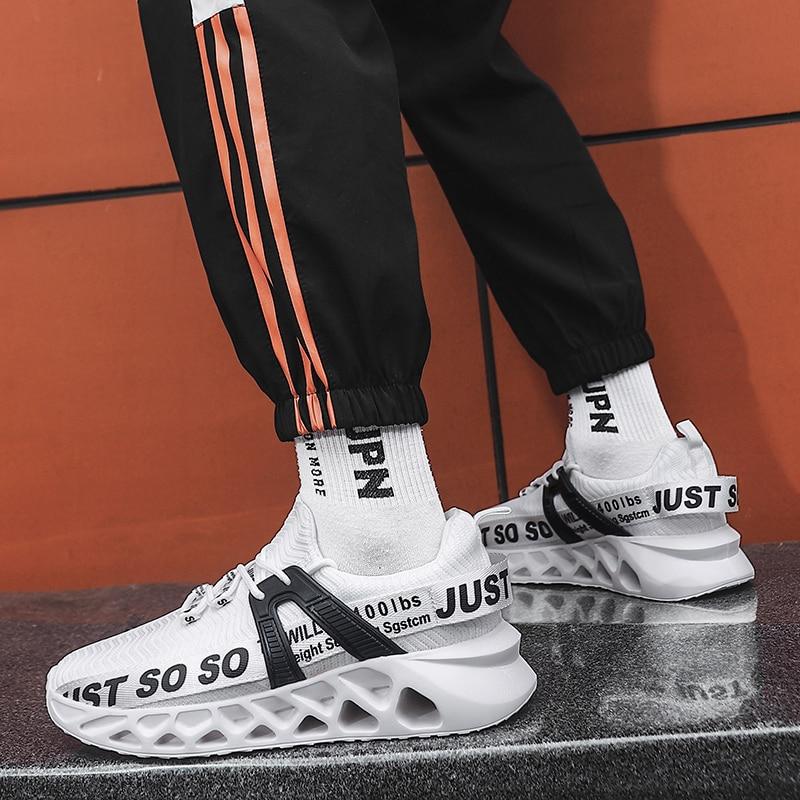 Unisex andningsbara skor med stötdämpning Sneakers