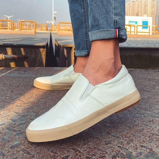 Urban Läder Loafers För Män