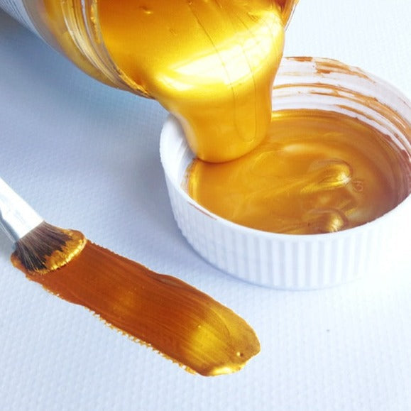 Metallisk akrylfärg