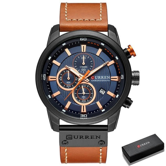 CURREN Chronograph armbandsur för män