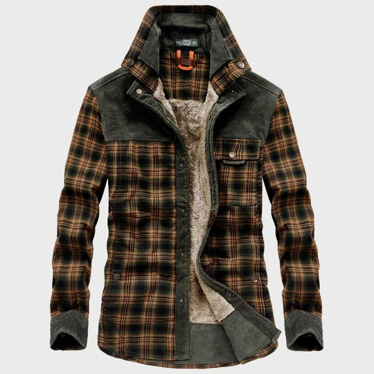Flannel Plaid vinterjacka
