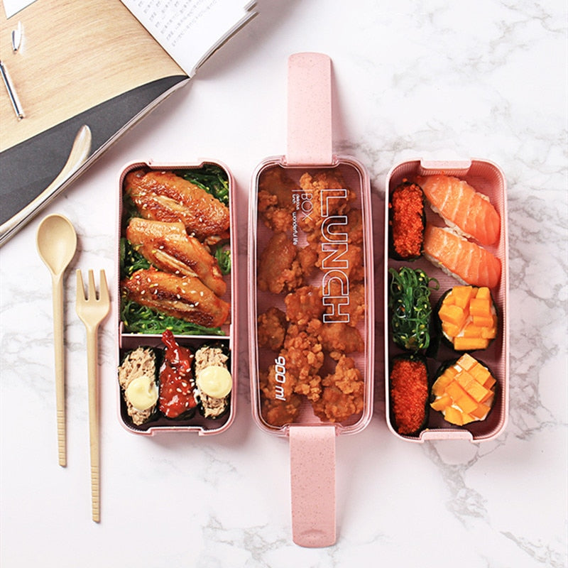 Bento-låda med 3 lager