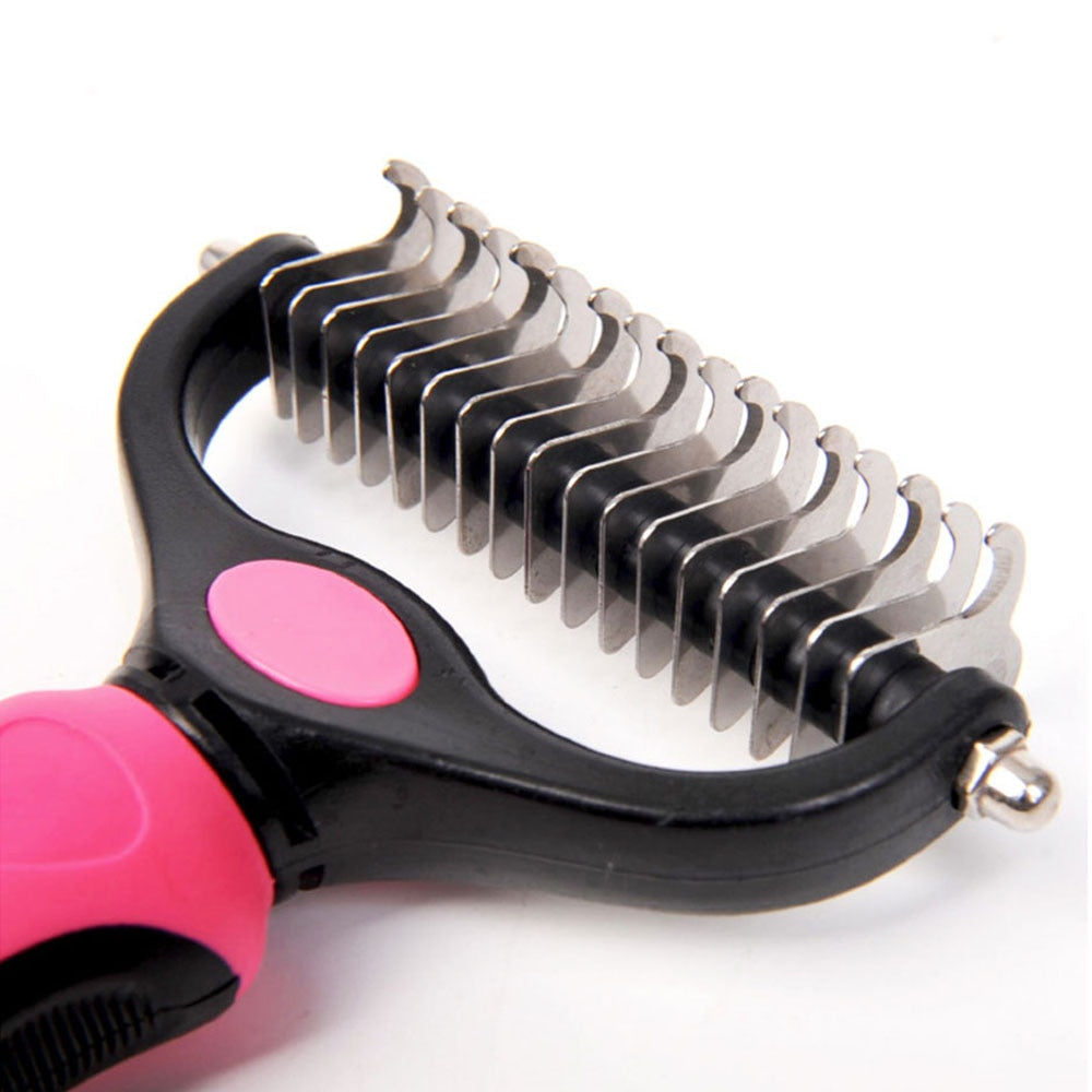 Pälsborttagning för husdjur Grooming Comb