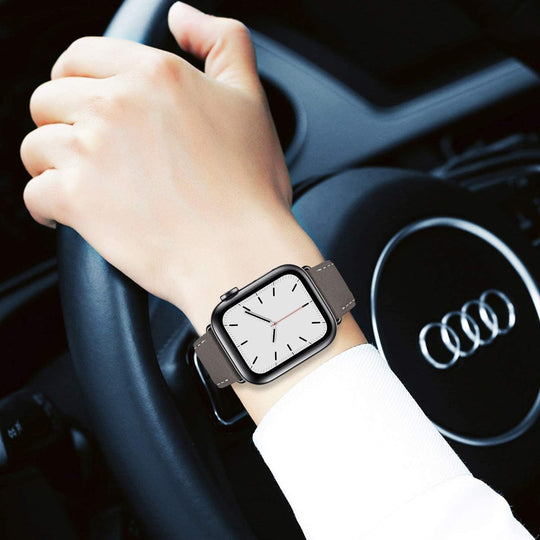 APPLE WATCH SYNTETISKT LÄDERREM