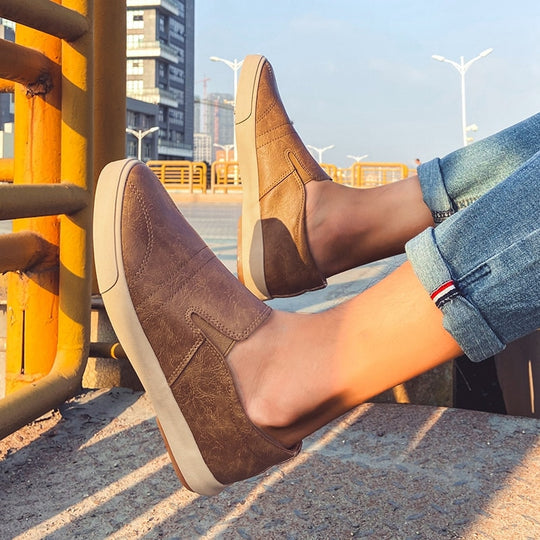 Urban Läder Loafers För Män