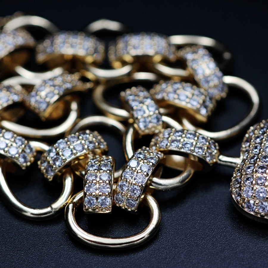 Hjärta Zirconia halsband