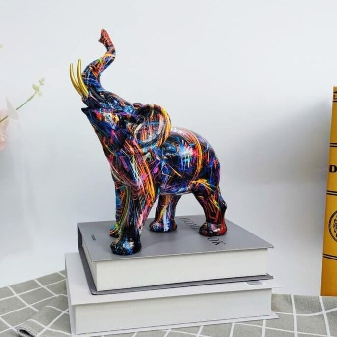 Konst elefant dekoration
