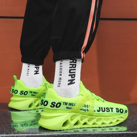 Unisex andningsbara skor med stötdämpning Sneakers