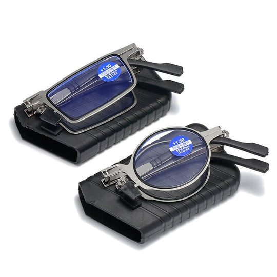 Anti-blått ljus Fällbara glasögon