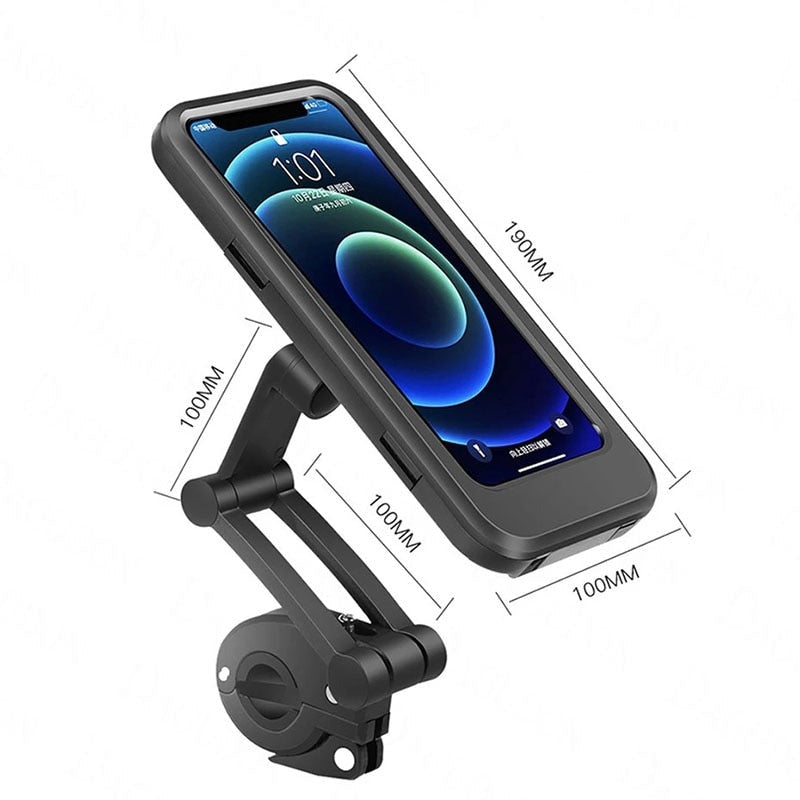 Vattentät cykelmonteringsfodral för telefon