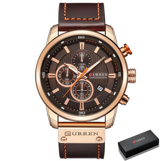 CURREN Chronograph armbandsur för män