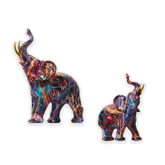 Konst elefant dekoration