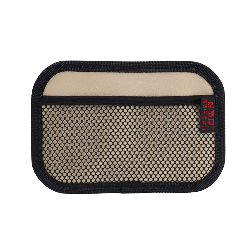 Läder Mesh Car Organizer