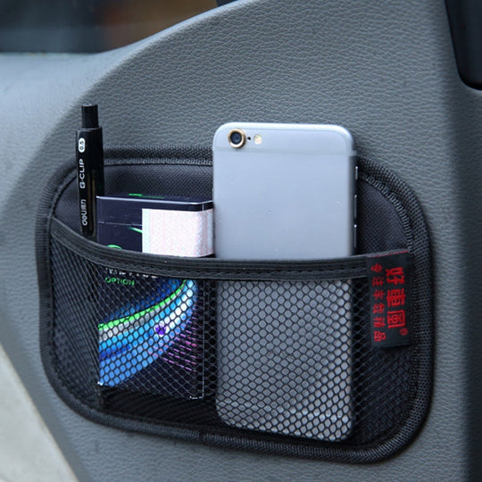 Läder Mesh Car Organizer