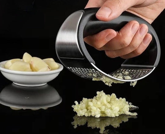 Vitlökskvarn i rostfritt stål