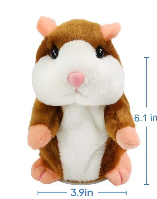 Spela in Och Imitera Hamster Plyschleksak