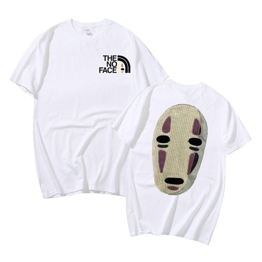 No Face Unisex T-Shirt med tryck