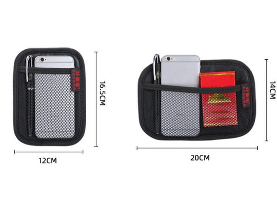 Läder Mesh Car Organizer
