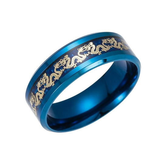 Titan Stål Dragon Rings