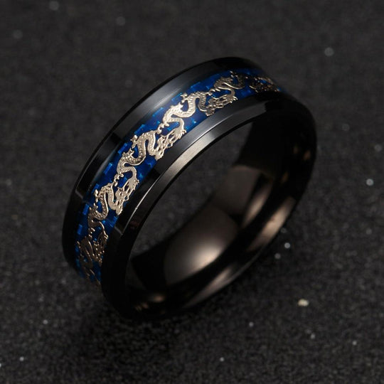 Titan Stål Dragon Rings