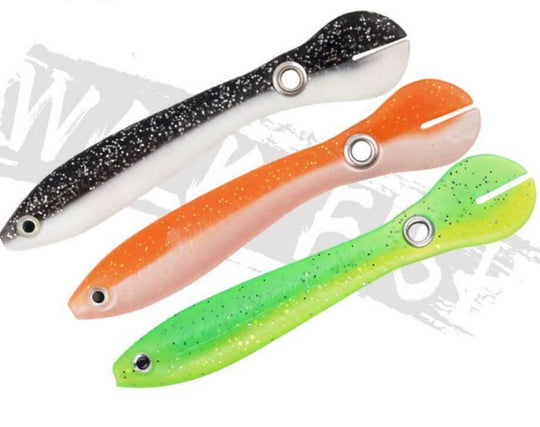 Mjuk Bionic Hoppande Fisklure (3 stycken/uppsättning)