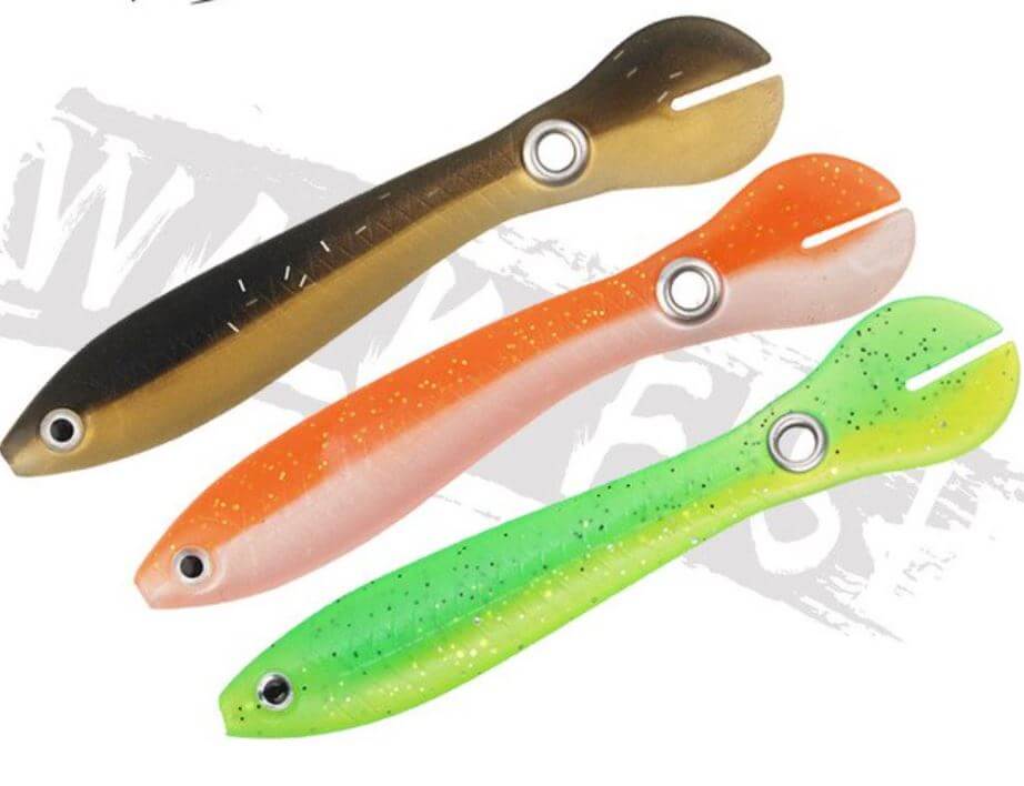 Mjuk Bionic Hoppande Fisklure (3 stycken/uppsättning)
