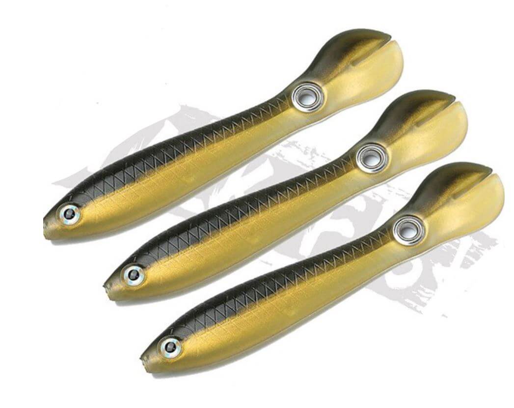 Mjuk Bionic Hoppande Fisklure (3 stycken/uppsättning)