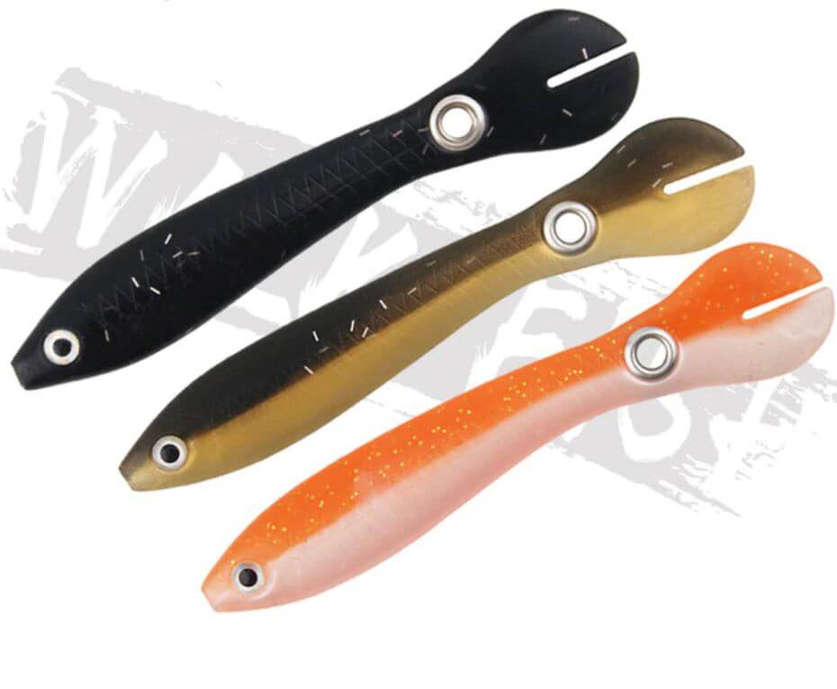 Mjuk Bionic Hoppande Fisklure (3 stycken/uppsättning)