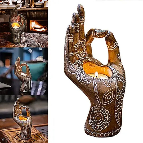 Buddha Hand Ljushållare