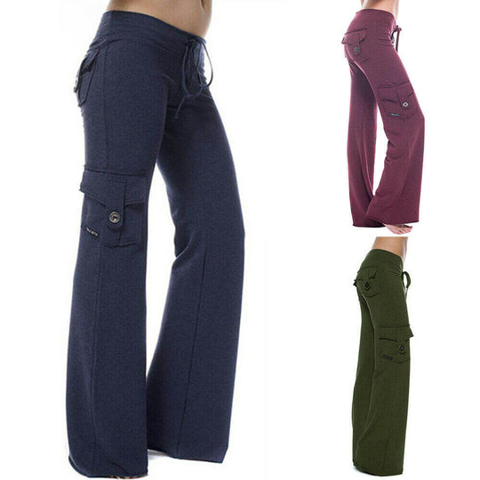 Kvinnor Bootleg Cargo Pants