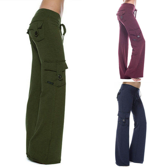 Kvinnor Bootleg Cargo Pants