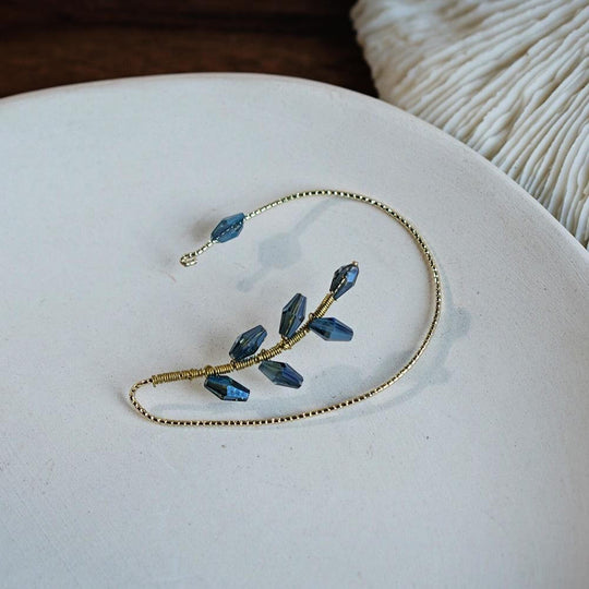 Flower Art klipp örhängen