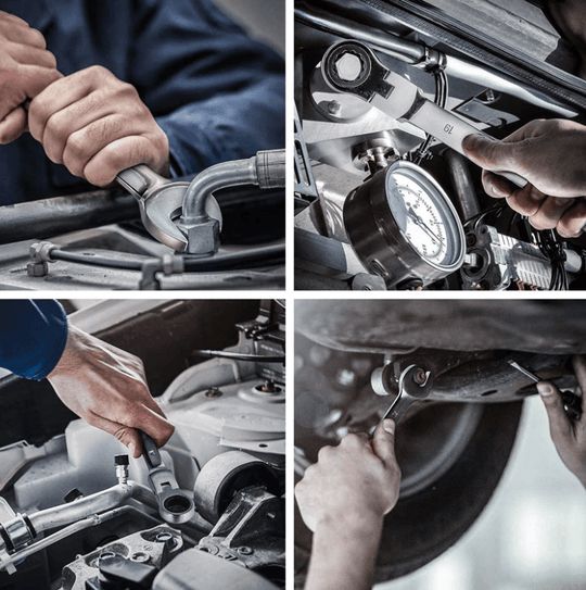 Rattnyckel för slangar med flexibelt huvud