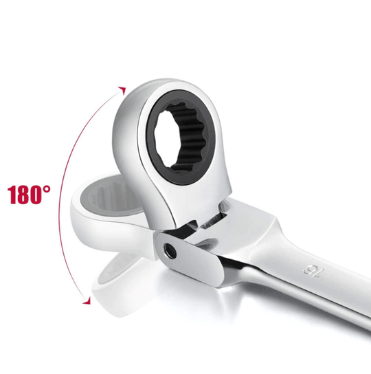 Rattnyckel för slangar med flexibelt huvud