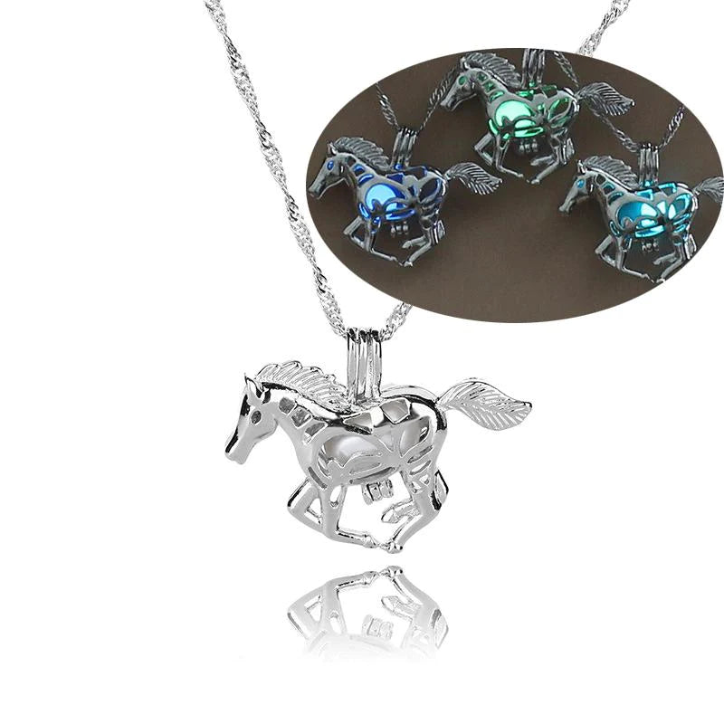 Glow in the Dark Horse Halsband