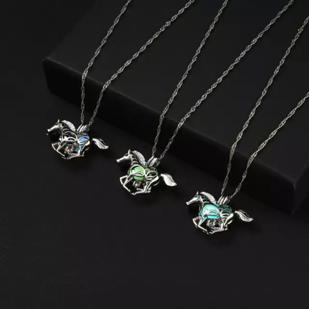 Glow in the Dark Horse Halsband