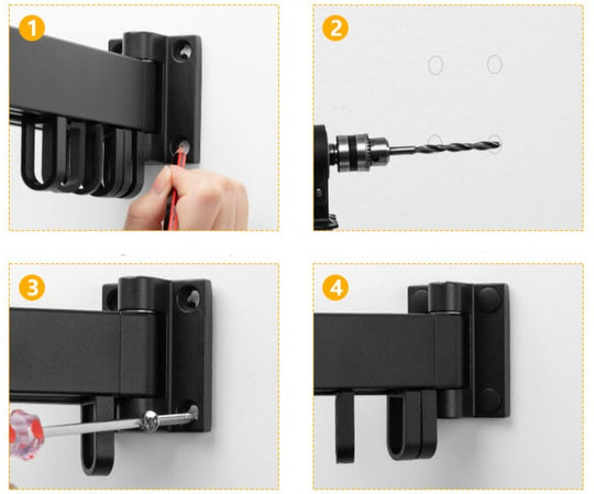 Utdragbart torkställ för kläder