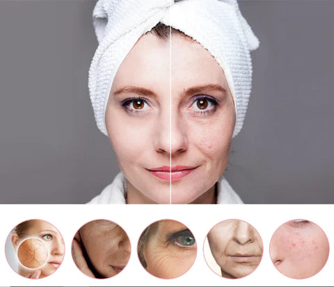 Hudföryngring ansiktsmassager