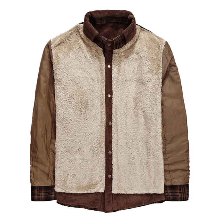 Flannel Plaid vinterjacka