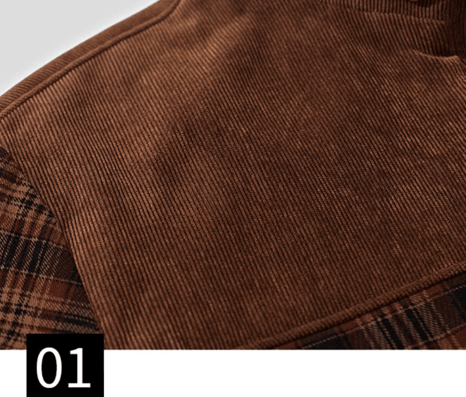 Flannel Plaid vinterjacka