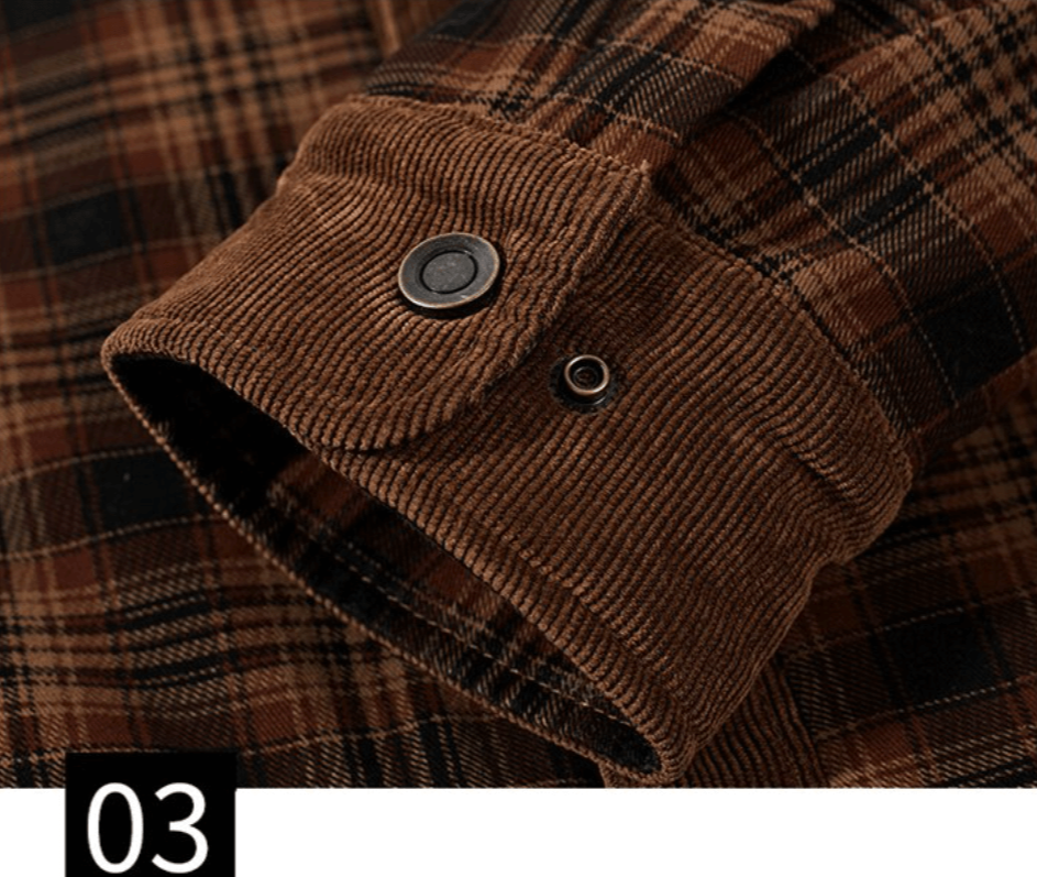 Flannel Plaid vinterjacka