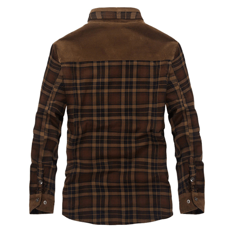 Flannel Plaid vinterjacka