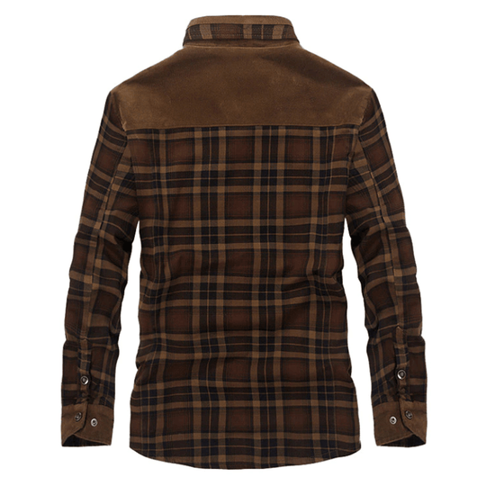 Flannel Plaid vinterjacka